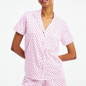 Roller Rabbit Hearts Polo Pajama Top